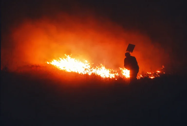 COCHAMARCA: CLAMAN POR APOYO ANTE VORAZ INCENDIO FORESTAL