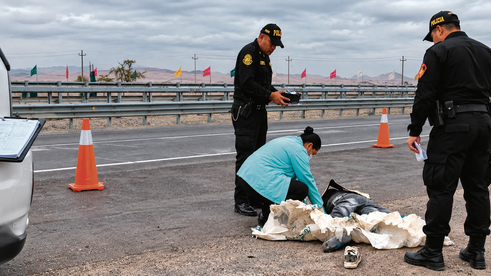 HUANCAVELICANO: MUERE EN ACCIDENTE EN LA PANAMERICANA SUR